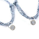 2 Friendship Couple Rope Braided Distance Couple Magnetic Bracelet Lover Jewelry
