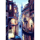 5D DIY Full Drill Diamond Painting Night View Cross Stitch Embroidery Kit