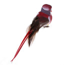 12pcs DIY Artificial Foam Feather Simulation Colorful Craft Birds Bundled