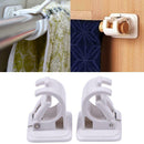 2Pcs Magic Adjustable Curtains Organized Storage Rack Clips Best
