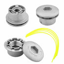Universal Aluminum Grass Trimmer Head With 4 Lines Brush Cutter Head Thread K3N7