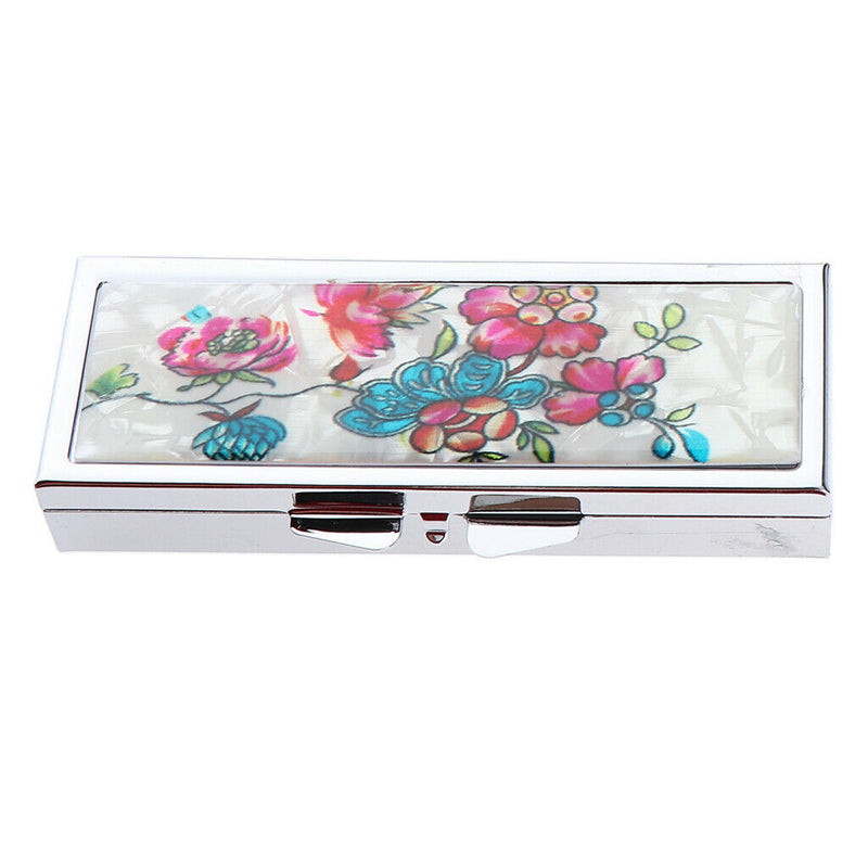 Travel  Pill Box Medicine Storage Container Organizer Case 6 Slots