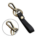 Retro Key Chain Handmade Leather Belt Loop Key Holder Ring Keyfob Detachable