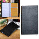 Leather Business Cards Holder Case Organizer 240Name Credit Cards ID Book K N8H0