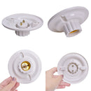 E27 LED Light Bulb Holder Round Socket E27 Base Hanging Lamp Socket Screw B&X