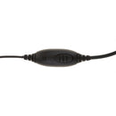 2 Way Radio Earpiece Headset PTT Mic Fit for Baofeng 5RB Walkie Talkie Black