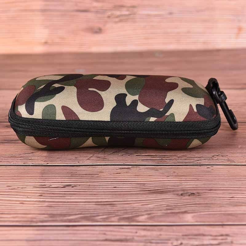 Glasses Box Sunglasses Case Camouflage Storage Protector zipper Unisex Contai Gw