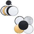 60cm Round 5 in 1 Photography Studio Photo Disc Collapsible Light Reflector