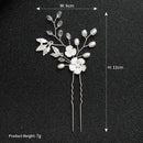 Bride Hairpins Wedding Luxury Decoration Headwear Jewelry Floral Elegant  OZ