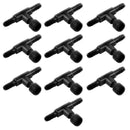 10Pcs 4mm Air-Flow Control Valve Aquarium Fish Tank Regulator Pump Tube Pipe Set
