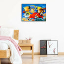 5D DIY Full Drill Diamond Painting Colorful Fish Cross Stitch Embroidery