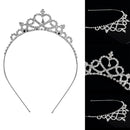 Pop Princess Hairband Child Party Bridal Crown Headband Crystal Diamond Tiara Z