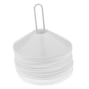 50 Pieces Sport Soccer Mini Disc Cones Football Agility Training Aids White