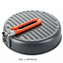 Outdoor Camping Hiking Pinic Portable Hard Aluminium Alloy 0.9L Frying Pan