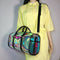 Portable Women Large Capacity PVC Shoulder Bag Holographic Weekend Luggage Tote