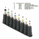 8 in 1 Universal Useful Tool AC DC Power Charger Adapter For PC Laptop Notebook.