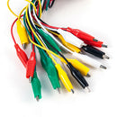 New 10X Double-ended Crocodile Alligator Clips Wire testing wire Clips Cable//