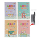 4Books Learning Numbers Letters Writing Practice Art Book Kids Copybook WitS Hn