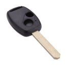 2 Buttons Uncut Blade Replacement Keyless Remote Car Key Shell Fob Case for