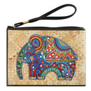DIY Elephant Special Shaped Diamond Painting Wristlet Clutch Zipper Wallet