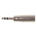 Male XLR to Male 1/4" (6.35mm) TRS Stereo Plug Audio Adapters