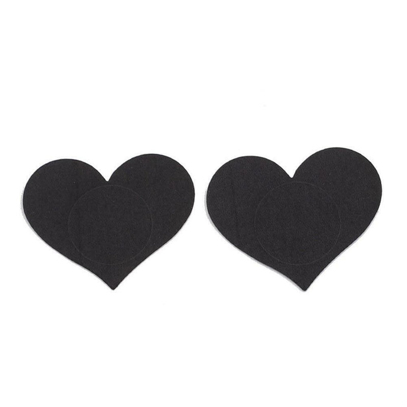 2pcs Women Accessories Nipplecovers Sexy Self Adhesive Pasties (Black) A