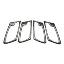4 Pieces Door Interior Handle Cover Trims for BMW X5 E70 X6 E71 Carbon Fiber