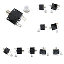 10Pcs Circuit Breaker Manual Resettable Overload Switch 5A+10A+20A+30A+15A