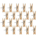 Push Pins with Wooden Clips Pushpins Tacks Thumbtacks, Creative Paper Clips U4G4
