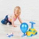 Children Inertial Balloon-Powered Car Toys Kindergarten Educational Puzzle