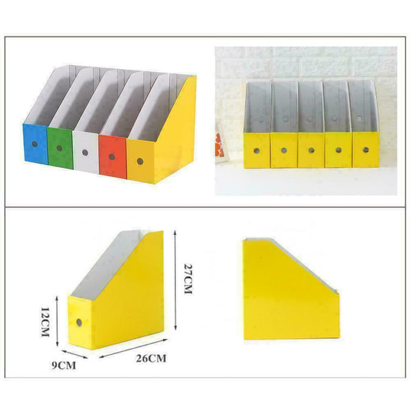 5-Colors set Desktop Storage Box Home Paper Cosmetic B9I4 Box Desk Big Usef R9U7