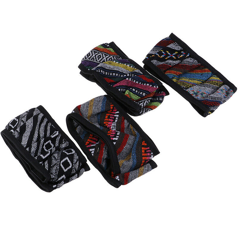 1x Pretty Ethnic Auto Car Steering Wheel Cover Breathable Flax Universal Mw
