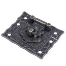 Wood Case Chest Box Rectangle Clasp Closure Hasp Latches Bronze Tone