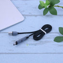 2 in 1 Micro USB+Type-C Sync Data and Charging Cable for Android (Black) SN9F