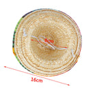 Mini Pet Dogs Straw Hat Sombrero Cat Sun Hat Beach Party Straw Hats Dogs H BX