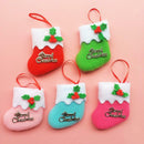 12x Christmas Stockings Hanging Decoration Tree Hanging Ornaments Pendant