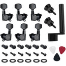 6 Pieces Guitar String Tuning Pegs Keys 3 Left 3 Right Guitar Machine Heads I7C3