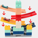 Car Racing Slide Track Building Blocks Children Educational Toys Random