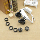 20X 10X 15X 25X LED Magnifier Eye Loupe Glasses Jeweler Watch Repair Headb UBI