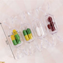 New Hot Transparent Candy Shape Mini Storage Box Earrings Stud Earrings Ring B3C