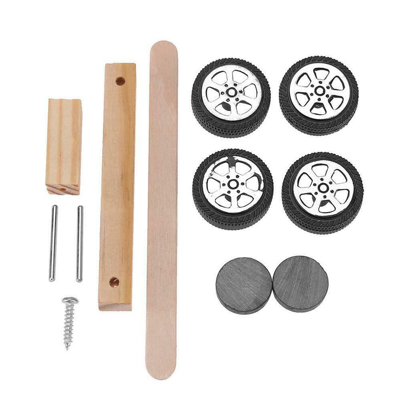 DIY Inventions Magnetic Car Vehicle Pupils Technology Experiment Materials