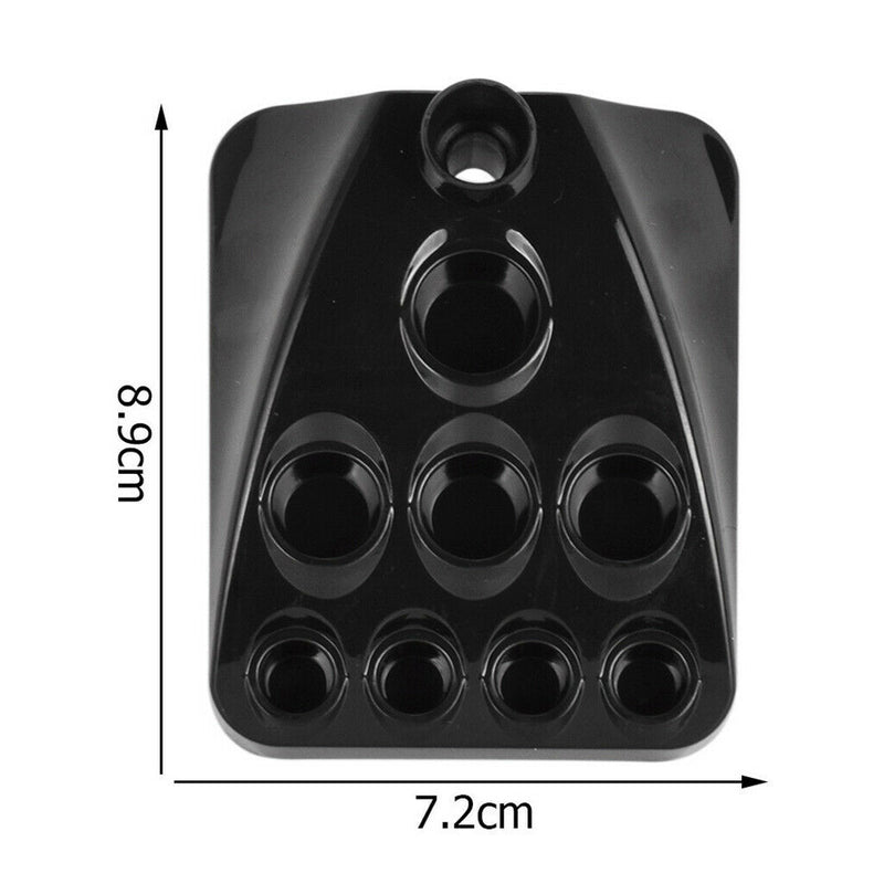 Tattoo Ink Cups Holder 9 Holes Plastic Tattooing Pigment Caps Holder Stand