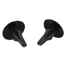 16Pcs Plastic Rivets Clip 4mm x 7mm x 15mm Black