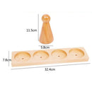 Kids Montessori Eduactioanl Toys Wooden Math Learning Fraction Xmas Gift