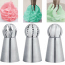 3pcs russian flower icing piping nozzles tips pastry cake diy baking tool hot ME