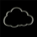 3pcs flaky clouds metal cutting dies stencil scrapbook album embossing craft FT