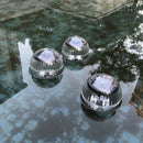LED Solar Swimming Pool Lights Spherical Floating Waterproof Decor Lamps A