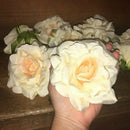 10PCS Artificial Flowers Head 10 cm For Wedding Decoration DIY Wreath Gift  O6S2