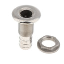 Boat Thru Hull Fitting/Drain 3/4 inch Hose Barb Marine 316 Stainless Steel