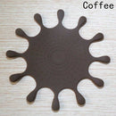 Water-Drop Shape Silicone Drink Coasters Table Cup Mat Home Decor Drink Cup Z1J2